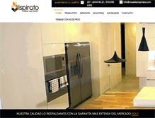 Tablet Screenshot of mueblesispirato.com